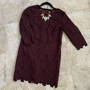 Loft lace mini dress